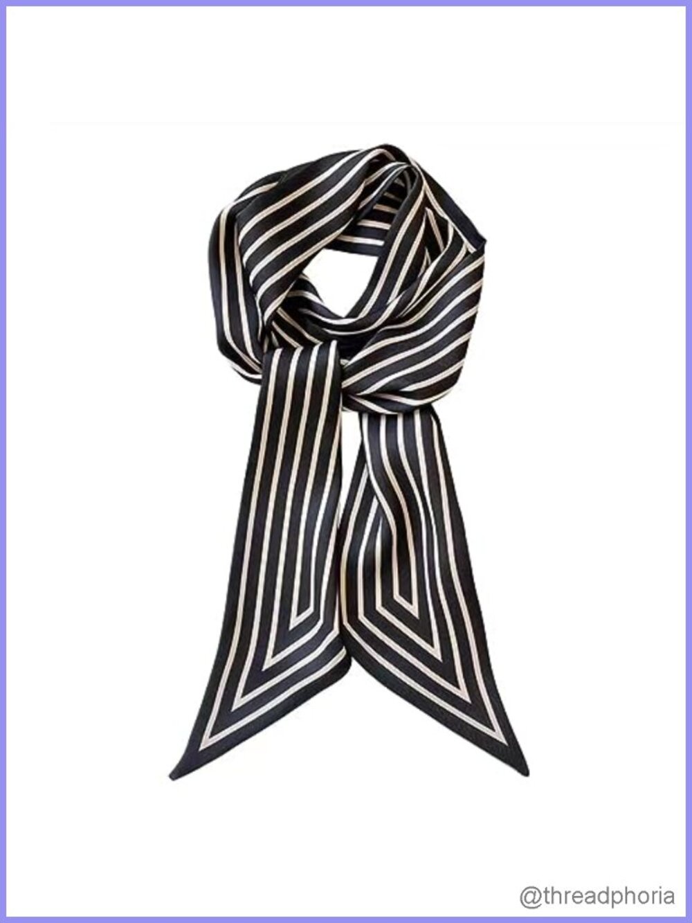 100% Mulberry Silk Ribbon Scarf for Hair Beach Head Wraps Women Handbag Necktie